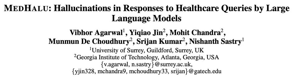 MedHalu: Hallucinations in Responses to Healthcare Queries by Large Language Models